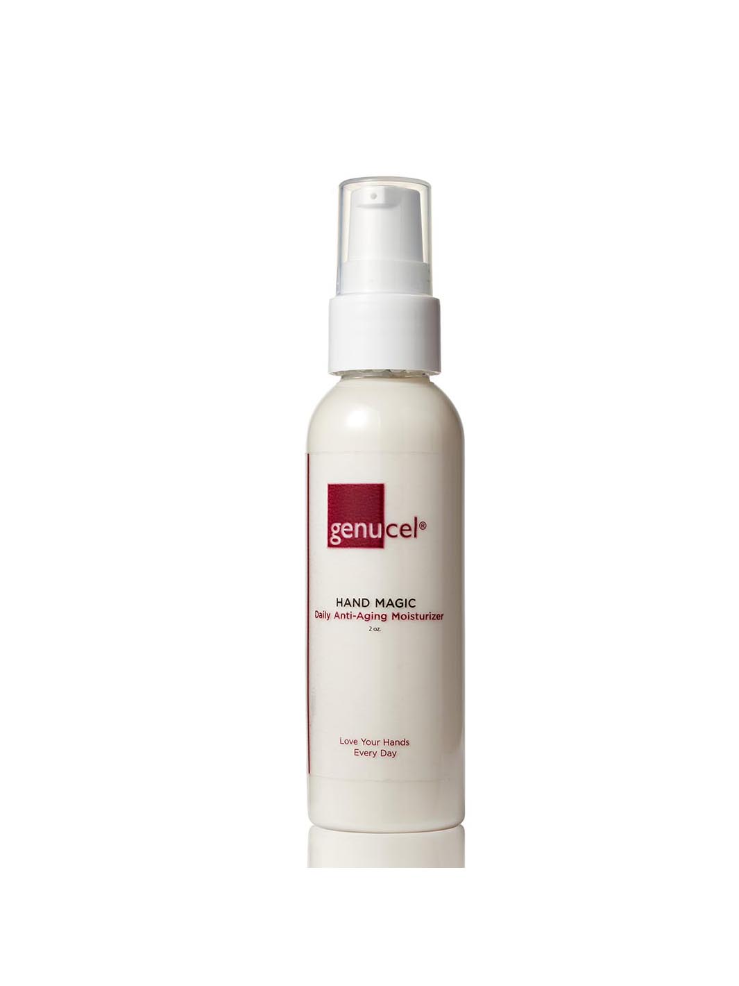 Genucel Hand Magic bottle on a white background