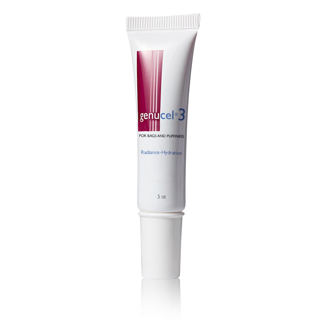 Genucel 3 skincare tube on a white background